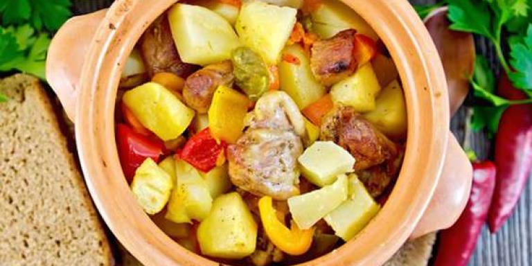 Рагу из кабачков и картофеля со свининой - рецепт приготовления с фото от Maggi.ru