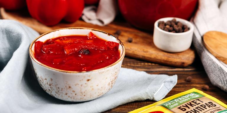 Лечо на зиму только из сладкого перца и томатной пасты: рецепт с фото