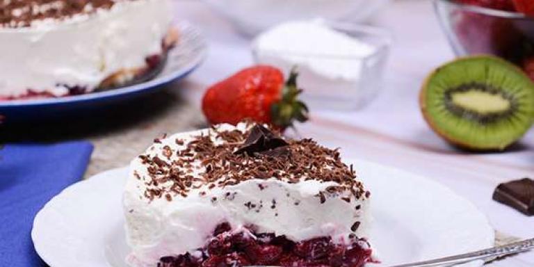 Сочный торт с вишней — рецепт с фото от Maggi.ru