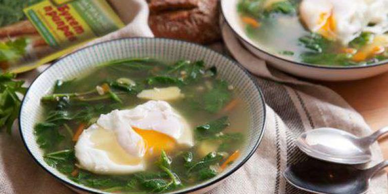 Суп из крапивы с булгуром и яйцом-пашот - рецепт приготовления с фото от Maggi.ru