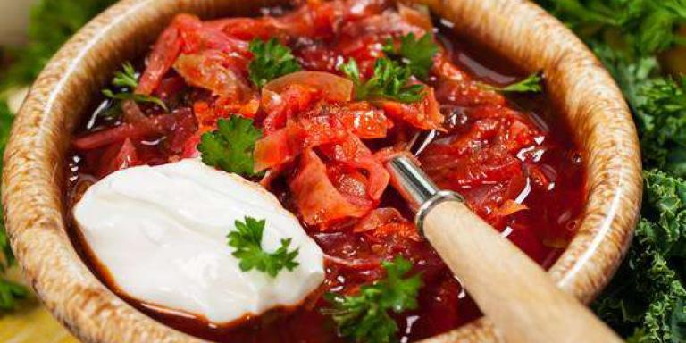 Борщ с грецкими орехами - рецепт приготовления с фото от Maggi.ru