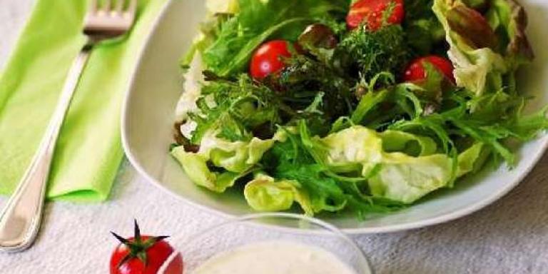 Цветной салат с заправкой из горчицы и рукколы - рецепт приготовления с фото от Maggi.ru