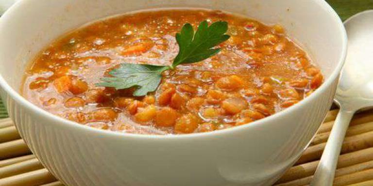 Вегетарианский суп из чечевицы - рецепт приготовления с фото от Maggi.ru