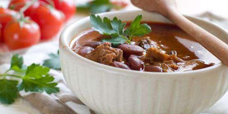 Суп с фасолью на свиных ребрышках - рецепт приготовления с фото от Maggi.ru
