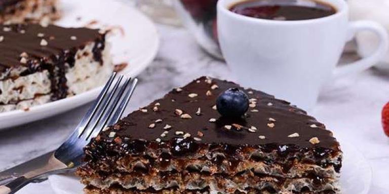 Нежный вафельный торт с мёдом - рецепт приготовления с фото от Maggi.ru