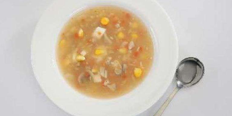 Куриный суп с грибами и кукурузой - рецепт приготовления с фото от Maggi.ru
