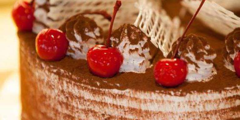 Торт с вишней и маскарпоне — рецепт с фото от Maggi.ru
