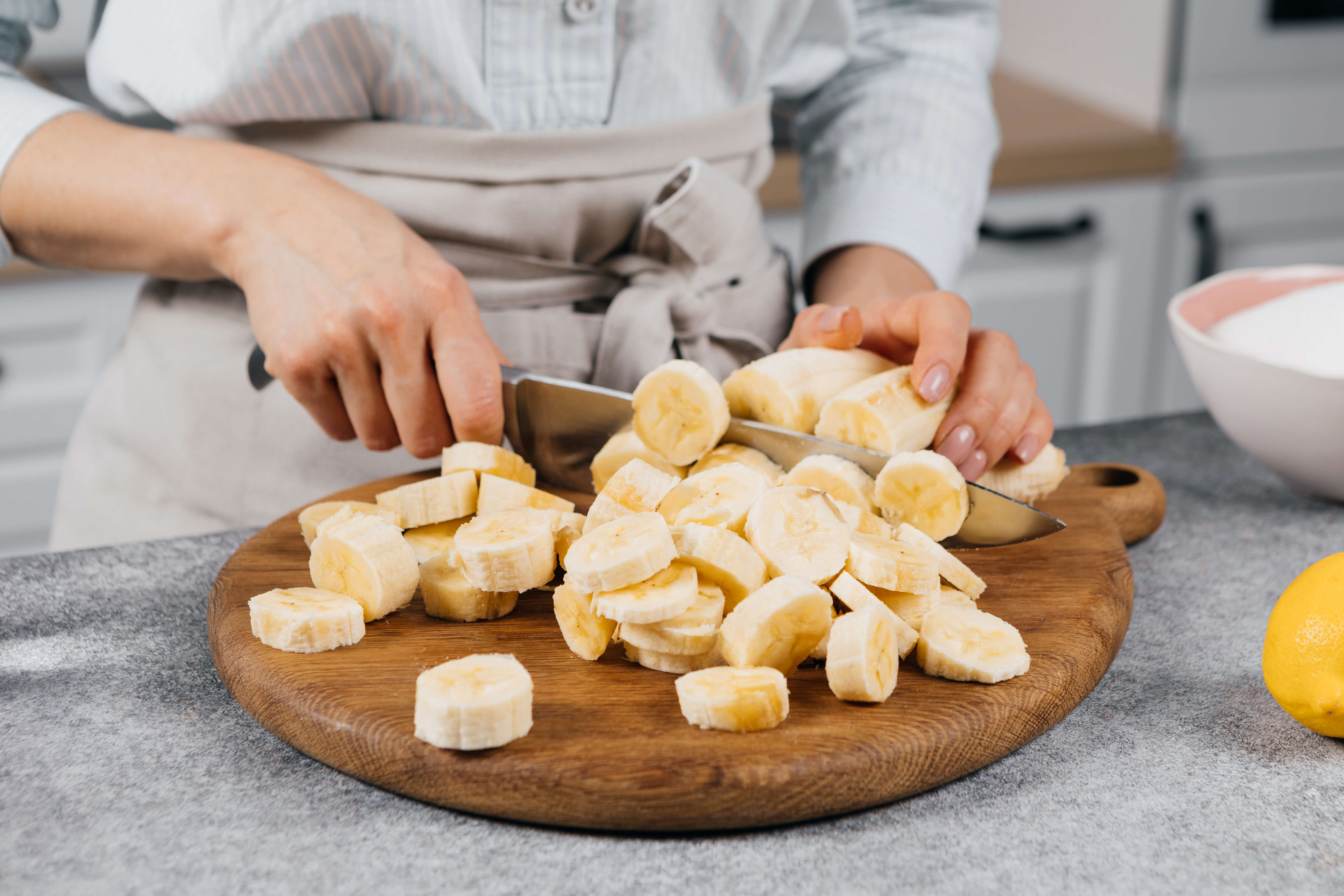 Нежное банановое варенье с яблоками и лимоном