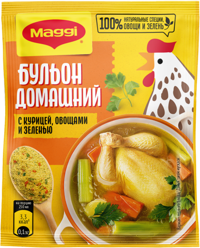 MAGGI® Бульон Домашний с курицей, овощами и зеленью