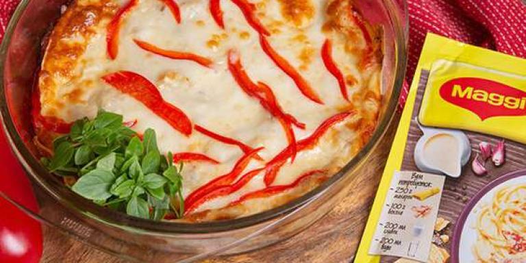 Лазанья из лаваша с рыбой - рецепт приготовления с фото от Maggi.ru