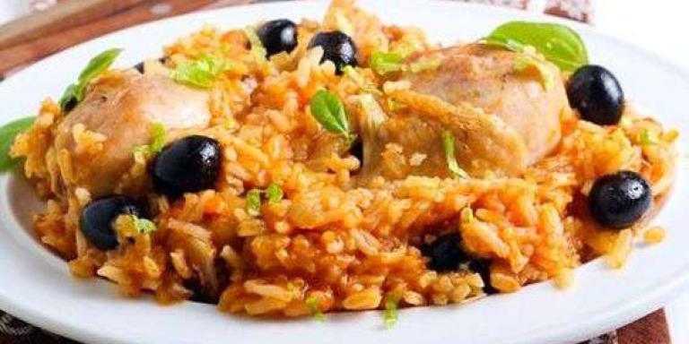 Курица с рисом по-испански - рецепт приготовления с фото от Maggi.ru