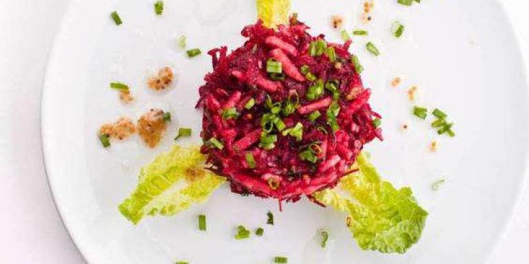 Свекольный салат с креветками - рецепт приготовления с фото от Maggi.ru