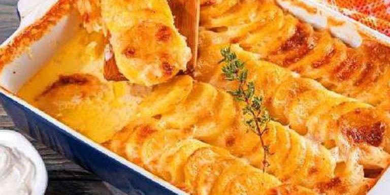 Запеченный картофель с апельсиновым соусом - рецепт с фото от Магги