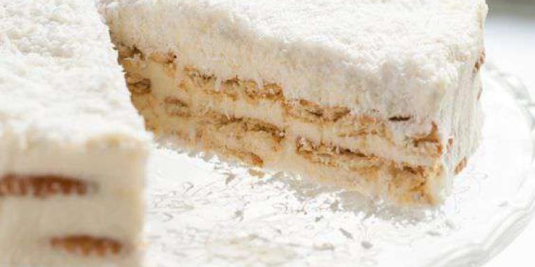 Кокосовый торт с печеньем - рецепт приготовления с фото от Maggi.ru