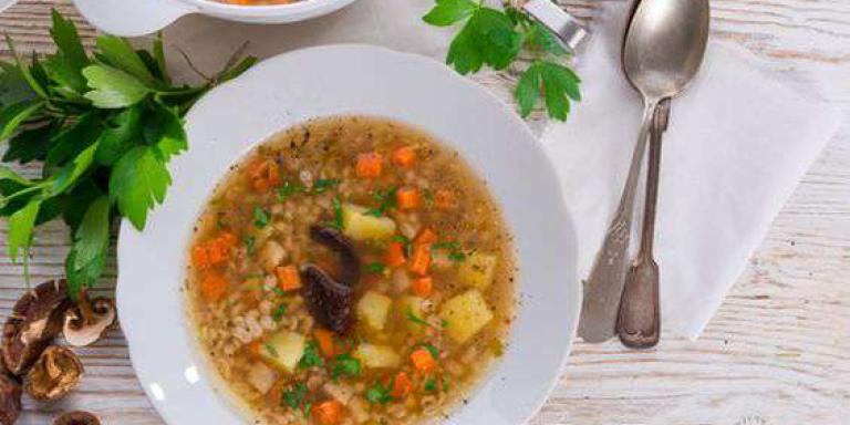 Суп из свежих грибов с перловкой - рецепт приготовления с фото от Maggi.ru