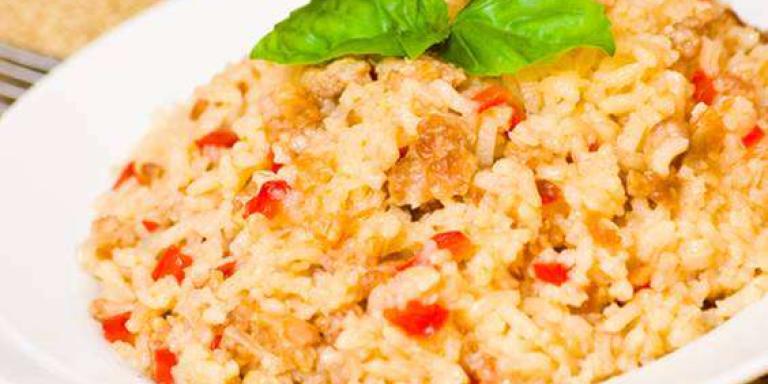 Рис с говядиной и помидорами - рецепт приготовления с фото от Maggi.ru