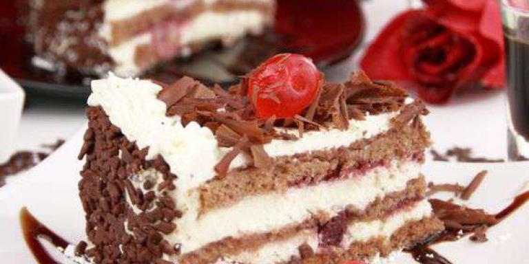 Торт с вишней и творогом — рецепт с фото от Maggi.ru