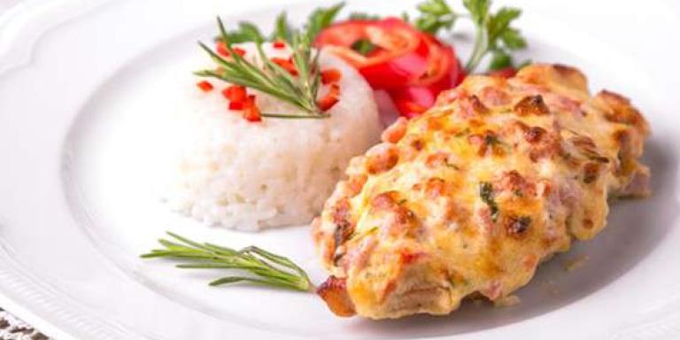 Куриные грудки с помидорами, грибами и сыром - рецепт приготовления с фото от Maggi.ru