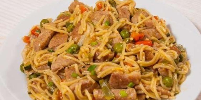 Вермишель с индейкой и овощами - рецепт приготовления с фото от Maggi.ru